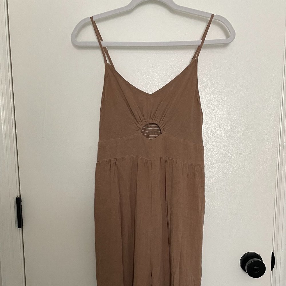 Linen Romper with Pockets